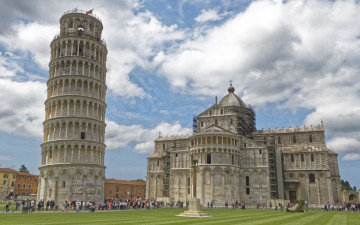 Пизанская башня, Тоскана Италия 1920х1200 hd full
