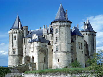Chateau de Saumur, Saumur, France, Шато-де-Сомюр, Сомюр, Франция, архитектура