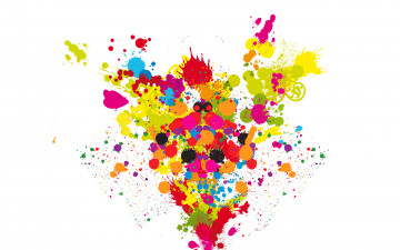 кляксы разноцветные, абстракция, краски, colorful blots, abstraction, paints, 彩色墨水，抽象，油漆