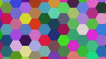 текстуры, шестигранники, яркие обои, цветные, 3840х2160, 4к обои