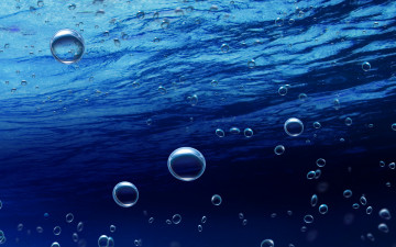 вода, бульбашки, синий фон, обои для рабочего стола, water bulbashki, blue background, wallpaper