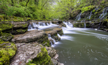 Фото бесплатно лето, скалы, река, водопад, природа