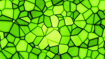 текстура, ярко-зелёный фон, мозаика, орнамент, геометрические фигуры, многогранники, 3840х2160, 4к