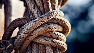 морской узел, канат, knot, rope