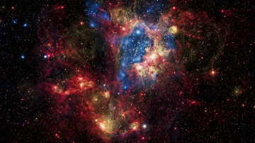 3840х2160, 4К обои Вселенная, A surprising superbubble