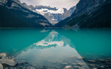 ultra hd 4k wallpaper, горное голубое озеро, горы, камни, природа