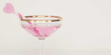 розовый коктейль, напиток, праздник, бокал, обои 2017