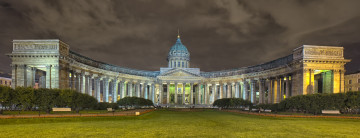 Фото бесплатно путешествие, ночь, Санкт-Петербург, город, архитектура