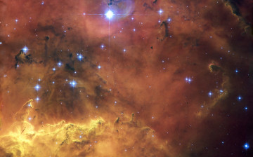 A cosmic concoction in NGC 2467 4к wallpaper