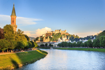 Австрия, Зальцбург бесплатно город река