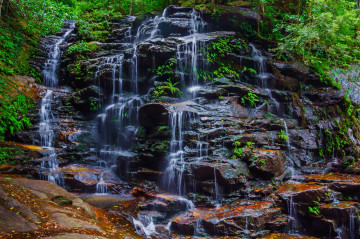 Фото бесплатно скалы, водопад, каскад, природа