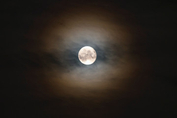 Фото бесплатно луна, ночь, светящиеся