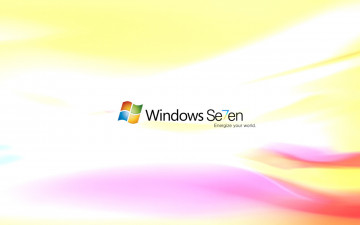 минимализм, логотип операционной системы, заставка на экран, Minimalism, the logo of the operating system, screen saver, Windows 7