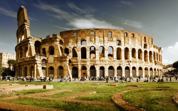 Рим, Италия, колизей, театр, здание, архитектура, искусство, фото, Rome, Italy, Colosseum, theater, building, architecture, art, photo