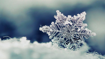 снежинка, макро, зима, снег, обои на рабочий стол, Snowflake, macro, winter, snow, wallpapers