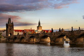 Фото бесплатно Карлов мост, Влтава, Чешская Республика