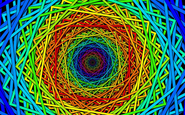 спираль, квадраты, разные цвета, картинка, spiral squares different color picture