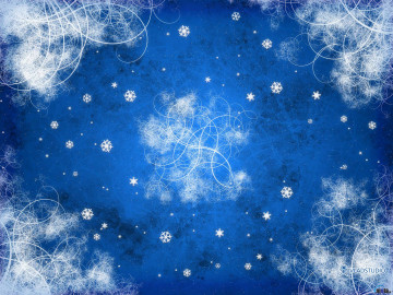 снежинки, абстракция, бело-синий фон, заставки на экран, snowflakes, abstract, white and blue background, the screen saver