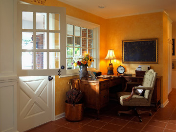 комната, персиковые стены, окно, двери, мебель, интерьер, room, peach walls, window, doors, furniture, interior