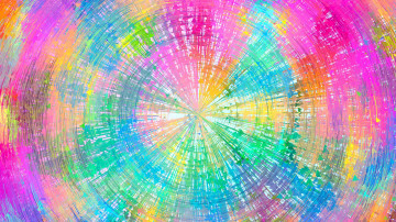 текстуры, яркие обои, цветные, сруб, кольца, спектр, 3840х2160, 4к