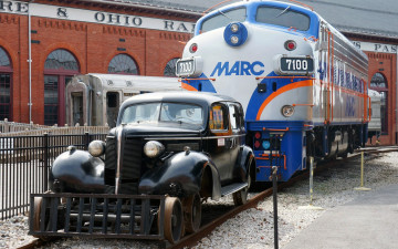 старинное ретро авто, локомотив, транспорт