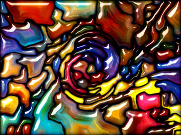 Красками нарисован 3д водоворот, бесплатное фото, абстракция
