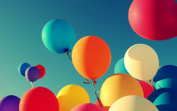 रंगीन गुब्बारे, सुंदर वॉलपेपर, colorful balloons, beautiful wallpaper, разноцветные воздушные шарики, красивые обои,