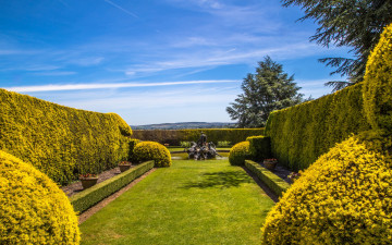 Бакингемшир неметропольное графство Англии сад кусты