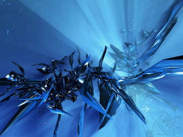 синий, абстракция, заставка на экран, blue, abstract, screen saver on screen