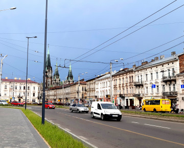 город, Львов, Украина, улица, проезжая часть, транспорт