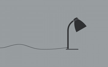 настольная лампа, шнур, серый фон, минимализм, обои, reading lamps, cord, gray background, minimalism, wallpaper