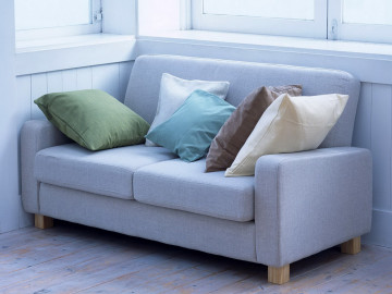 белый диван, подушки, мебель, фото, white sofa, pillows, furniture, photos