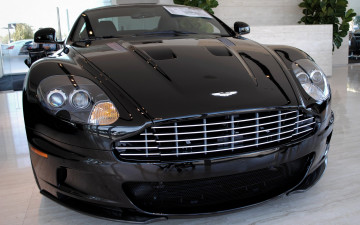 Aston Martin Rapid black car