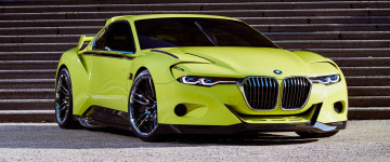 bmw yellow concept car