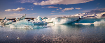 iceland glacier lagoon jokulsarlon, 5К, 3440х1440