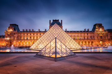 Фото бесплатно Музей Лувр, Париж, Франция