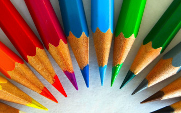 разноцветные карандаши, 12 цветов, канцелярские предметы