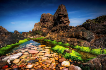 Фото бесплатно камни, вода, Шотландия