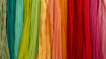 1920х1080 разноцветные ткани - яркие обои