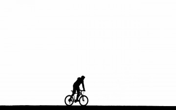 велосипедист, белый фон, минимализм, обои на рабочий стол, Biker, white background, minimalism, wallpapers