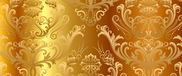 3440х1400, орнамент золото текстура