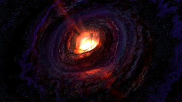 спиральная Галактика, глаз бесконечности, космическая бездна, обои скачать, Spiral galaxy, infinity eyes, cosmic abyss, wallpaper download