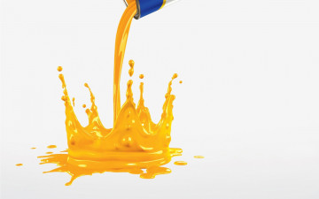 креатив, желтая корона из сока, обои, creative, yellow crown of juice Wallpaper