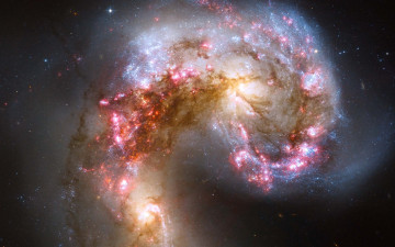 Фото бесплатно галактика обоев, красочная туманность, космос