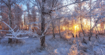 Обои на рабочий стол зима, пейзаж, закат, Орск, пейзажи, природа, Оренбуржье, погода