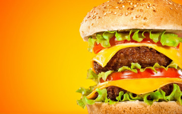 бистро, гамбургер, обед, вкуснятина, обои, Bistro, hamburger, lunch, yummy, wallpaper