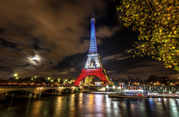 Фото бесплатно Франция, Париж, город, ночь