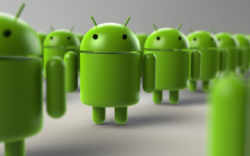 андроид, логотип, зеленые человечки, обои для рабочего стола, Android, logo, green men, wallpapers
