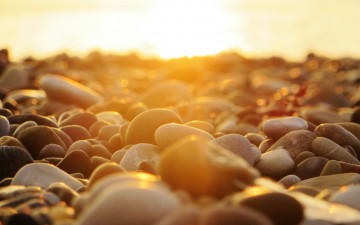 камни, макро, берег, море, закат, stones, close-up, coast, sea, sunset
