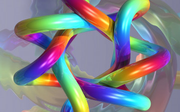 спираль, разноцветные трубочки, абстракция, картинка, яркие обои, Spiral, colorful tubes, abstraction, picture, bright wallpaper
